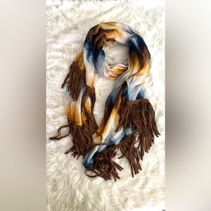 Steve Madden mustard combo shawl and wrap